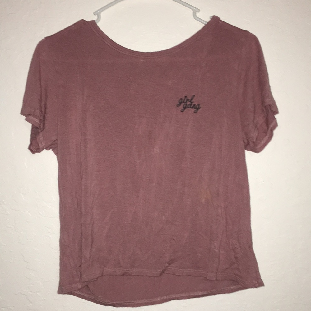 PINK CROPTOP/TEE (BUNDLE ONLY)